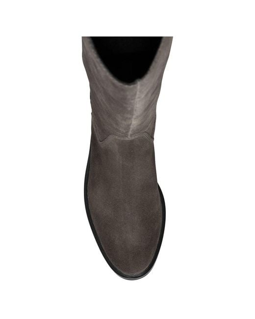 Ravel Black Ashington Low Heeled Knee High Boots