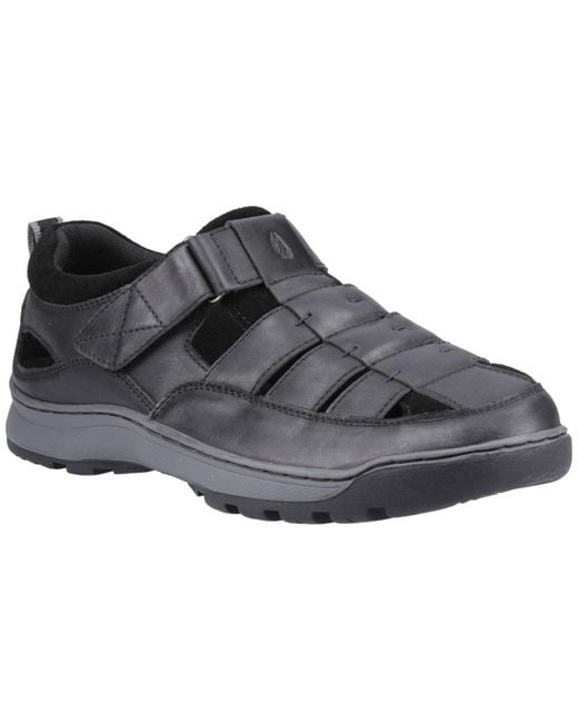 Hush Puppies Gray Rucker Fisherman Sandals for men