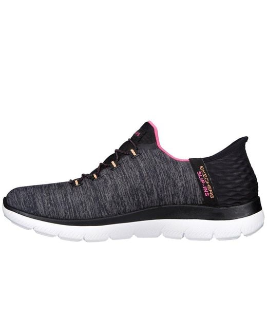 Skechers Blue Summits Dazzling Haze 149937-Bkmt/Multi Slip On Shoes