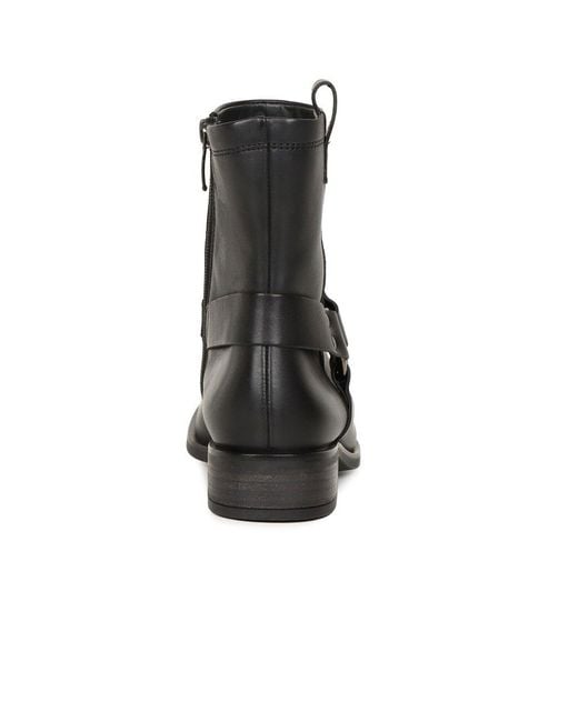 Paul Green Black Paul Arlo Biker Boots Leather