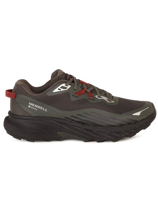 Merrell Black Agility Trail Gtx Walking Trainers for men