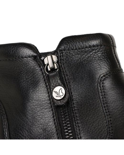 Caprice Black Angie Ankle Boots
