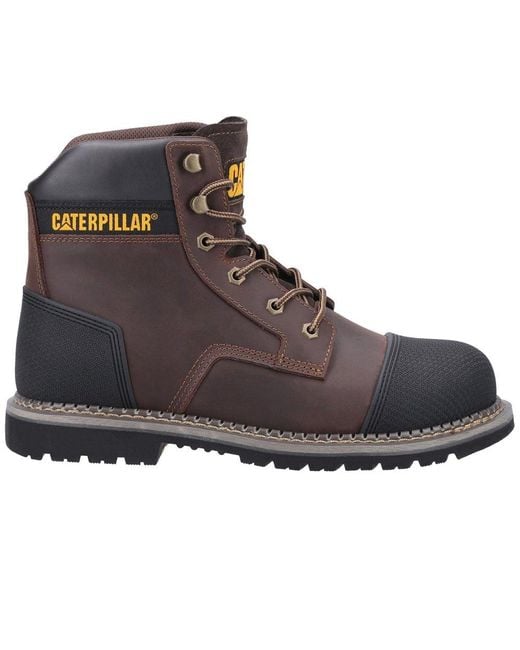 Caterpillar Brown Powerplant S3 Safety Boots for men