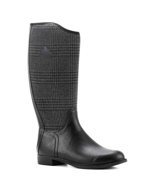 Muck Boot Black Derby Tall Wellingtons