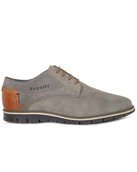 Bugatti Gray Story Trainers for men