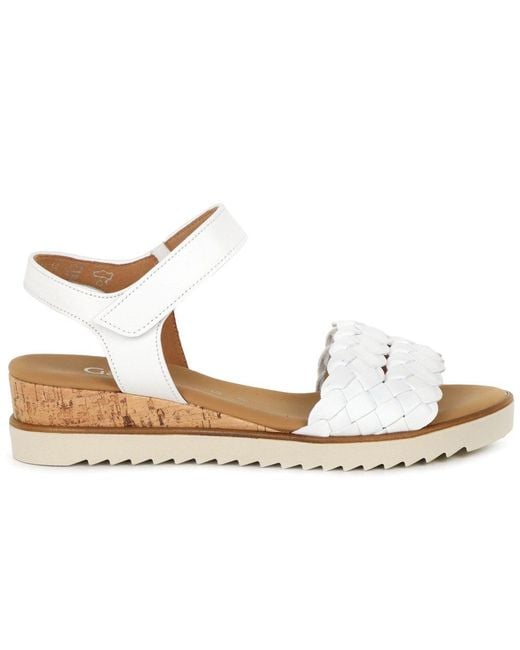 Gabor Metallic Rose Sandals