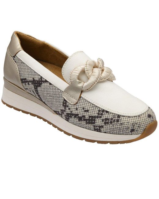 Lotus White Lorrian Loafers