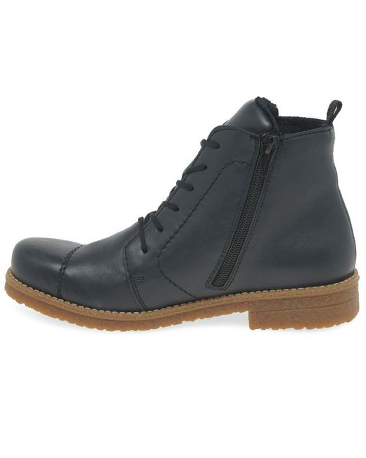 Rieker Blue Direction Ankle Boots