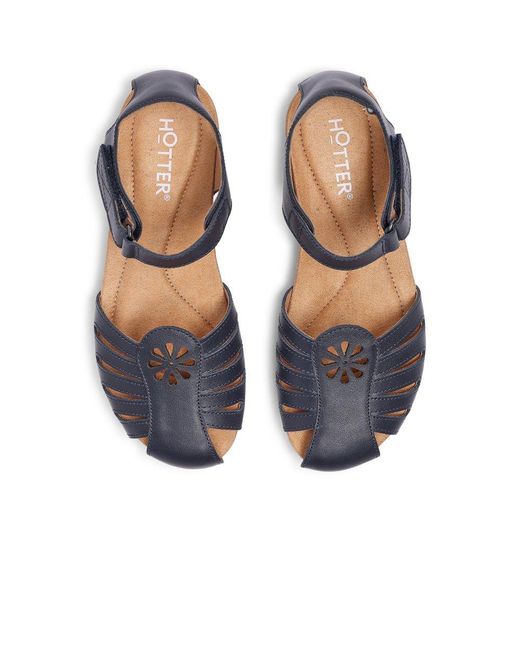 Hotter Blue Dinaric Sandals