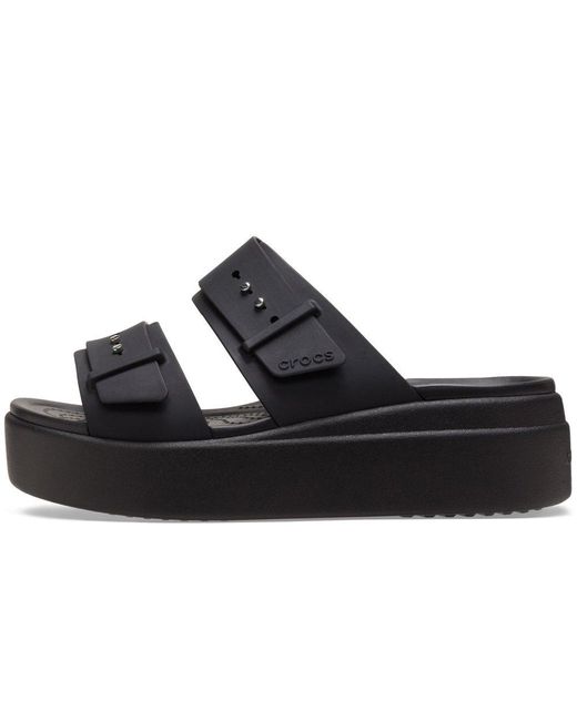 CROCSTM Black Brooklyn Sandals