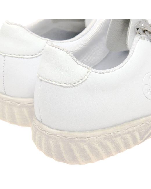 Rieker White Norma Trainers