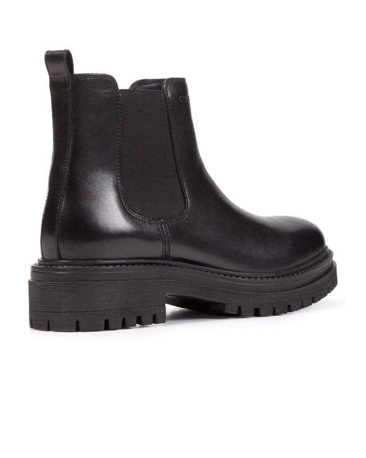 Geox Black D Iridea B Chelsea Boots