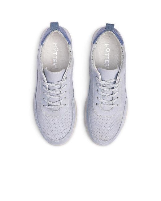 Hotter Blue Gravity Ii Wide Fit Trainers