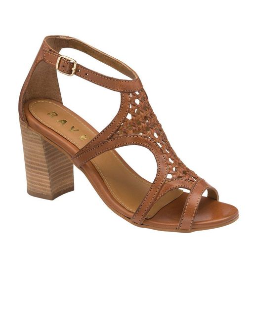 Ravel Brown Coreen Heeled Sandals