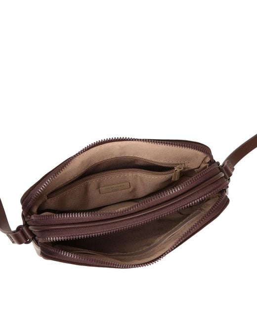 David Jones Brown Toulouse Messenger Bag