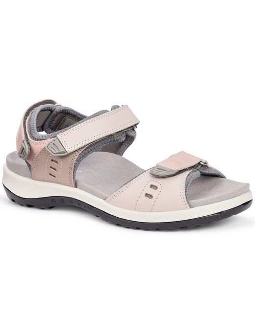 Hotter White Walk Ii Sandals