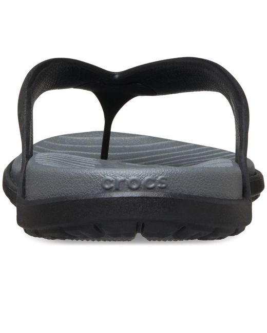 CROCSTM Black Coast Flip Sandals for men