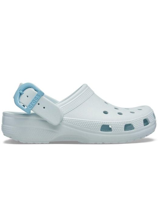 CROCSTM Blue Classic Buckle Clogs