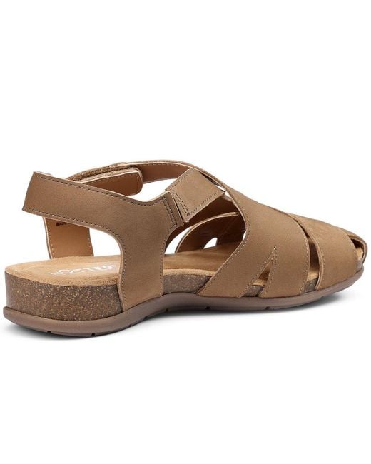 Hotter Brown Carpa Wide Fit Sandals
