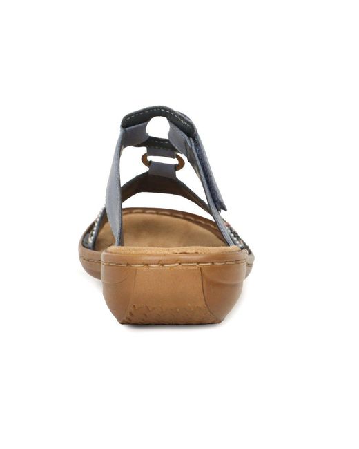 Rieker Brown Radiance Sandals