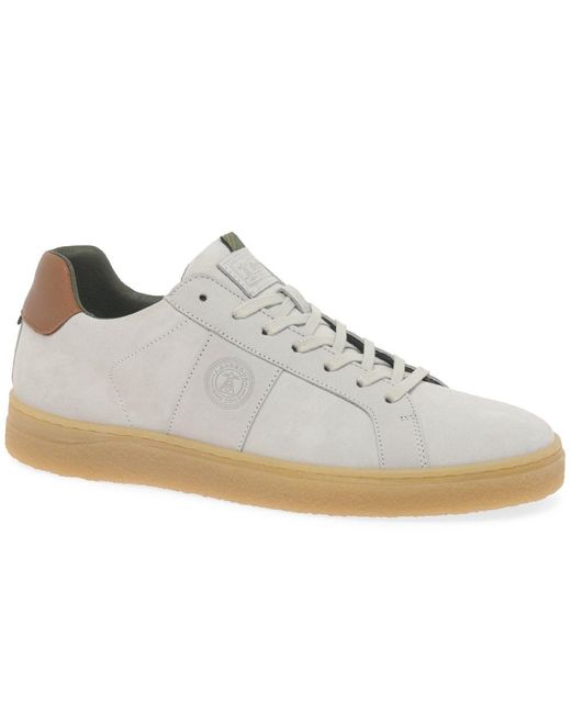 Barbour White Reflect Trainers for men