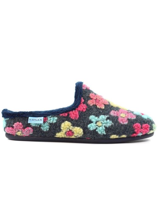 Lunar Blue Dolly Slippers