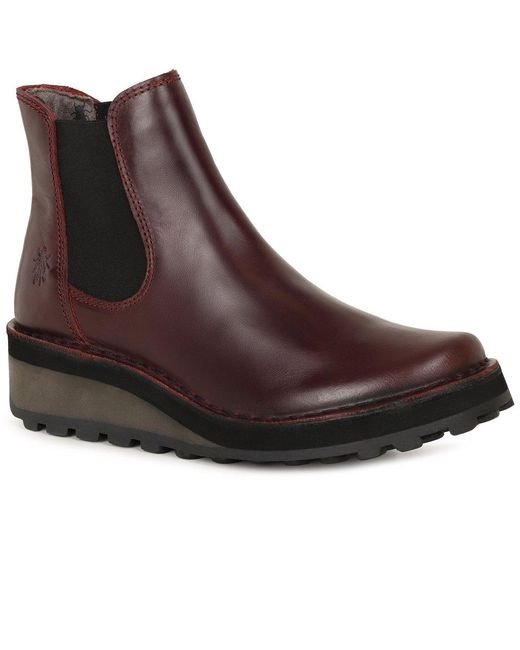 Fly London Brown Hudd Chelsea Boots