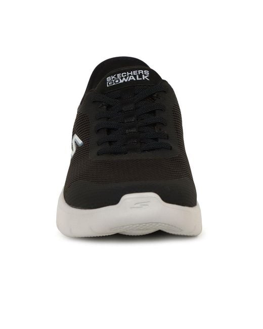 Skechers Blue Go Walk Flex Wide Fit Trainers for men