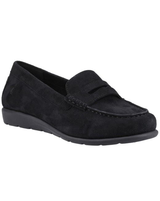 Hush Puppies Brown Shelby Suede Loafers
