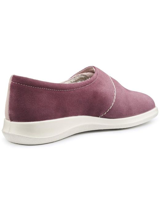 Hotter Pink Wrap Faux Fur Lined Slippers