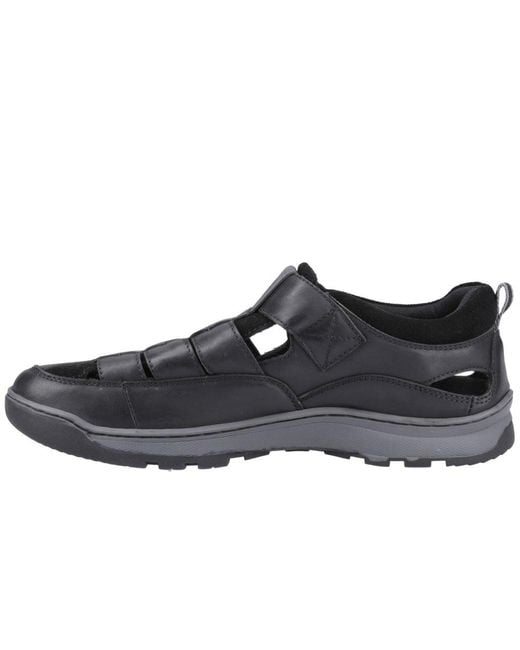 Hush Puppies Gray Rucker Fisherman Sandals for men
