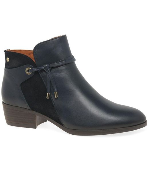 Pikolinos Blue Darcey Ankle Boots