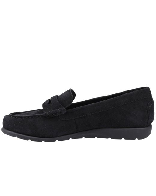 Hush Puppies Brown Shelby Suede Loafers