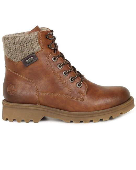 Rieker Brown Ampleforth Ankle Boots