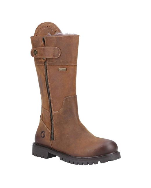 Cotswold Brown Bushcombe Mid Boots