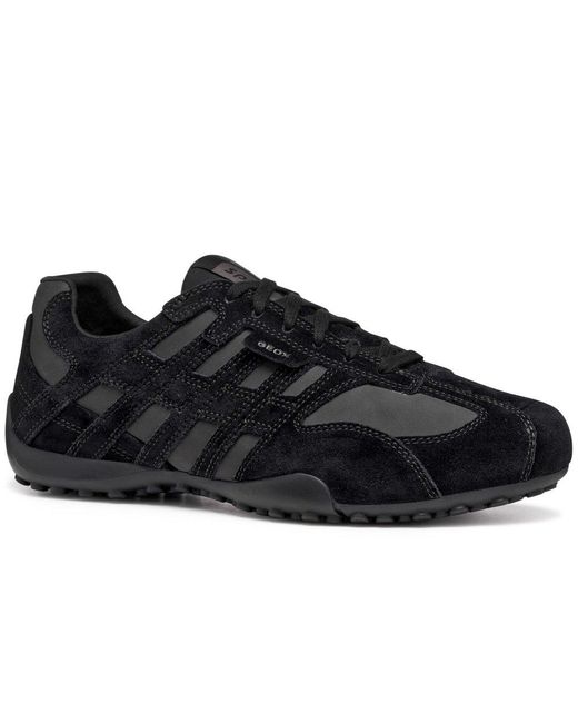 Geox Black U Snake Original Trainers for men
