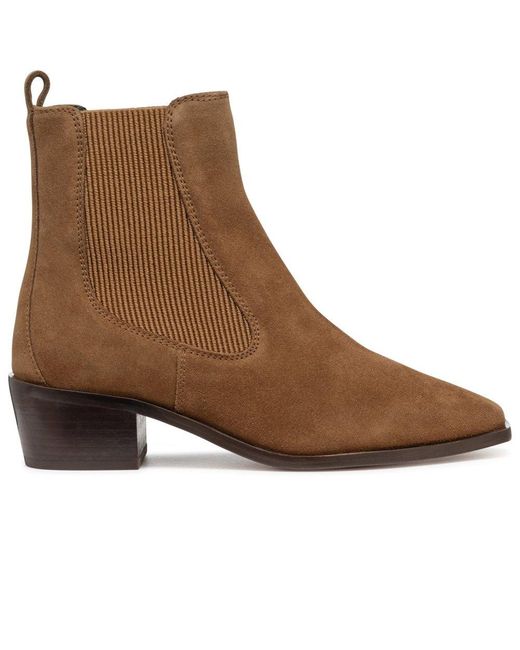Geox Brown D Texica A Ankle Boots