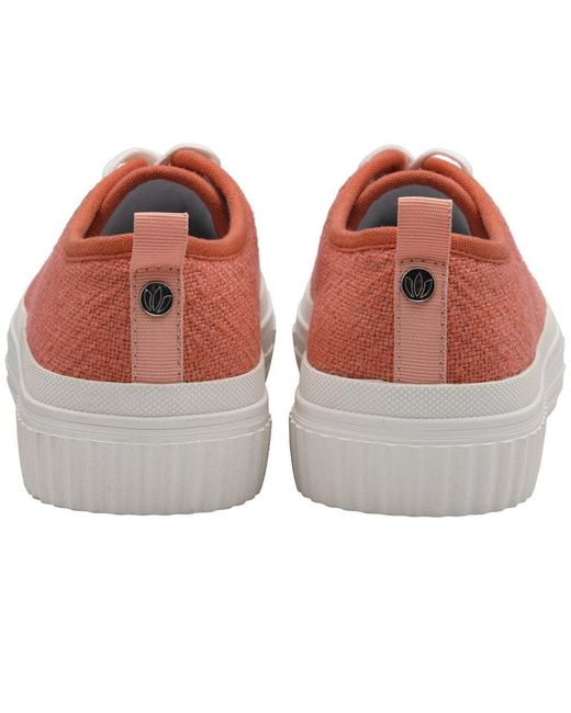 Lotus Red Aiday Trainers