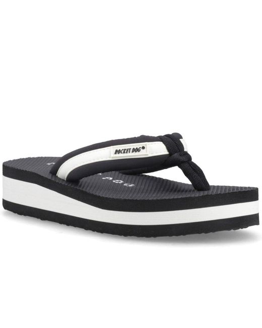 Rocket Dog Blue Monica Nylon Pu Sandals