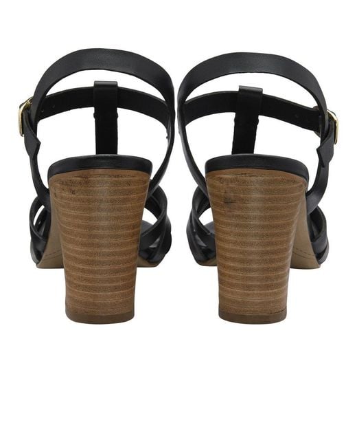 Ravel Black Elsdon Heeled Sandals