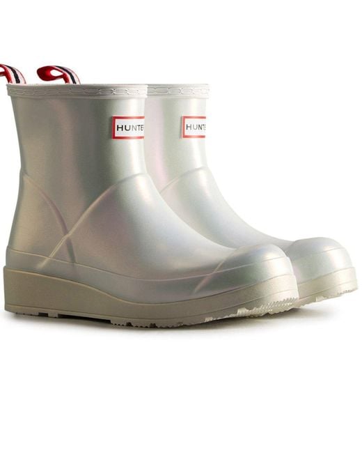 Hunter Gray Nebula Play Short Wellingtons