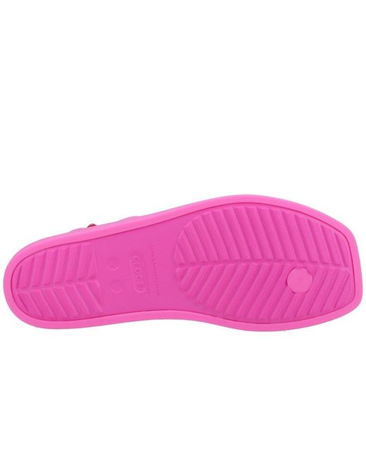 CROCSTM Pink Miami Thong Flip Sandals