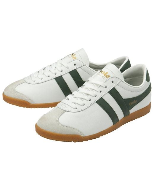 Gola White Bullet Leather Trainers