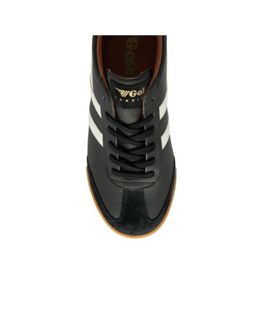 Gola Black Harrier Leather Trainers for men