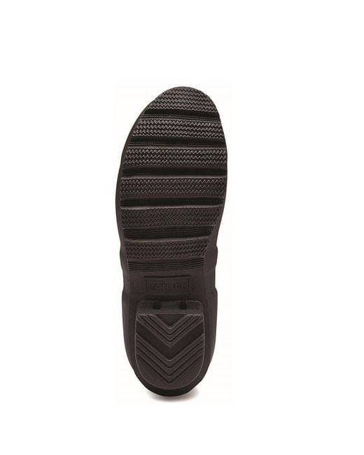 Hunter Black Original Tall Back Adjustable Wellingtons