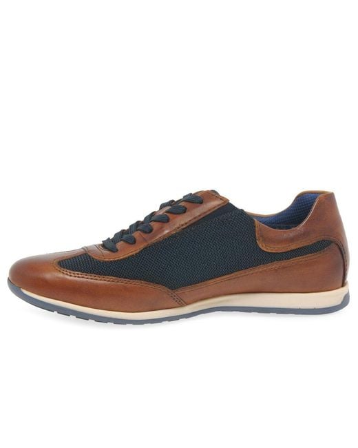 Bugatti Blue Totes Trainers Colour: Cognac/ Mesh for men