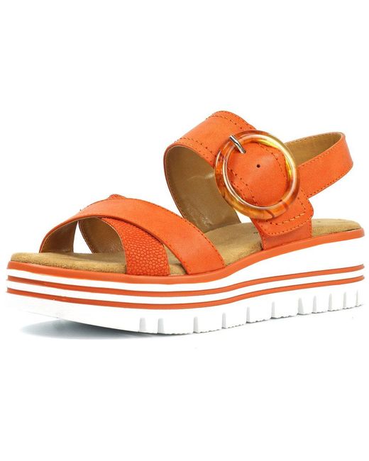 Lunar (GRS) Orange Elise Sandals