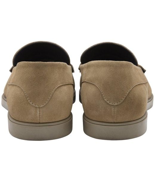 Frank Wright Brown Horn Penny Loafers for men
