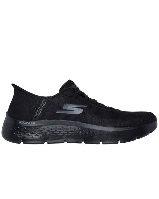 Skechers Gray Go Walk Flex Mali 124837-Brn Bungee Laces Shoes