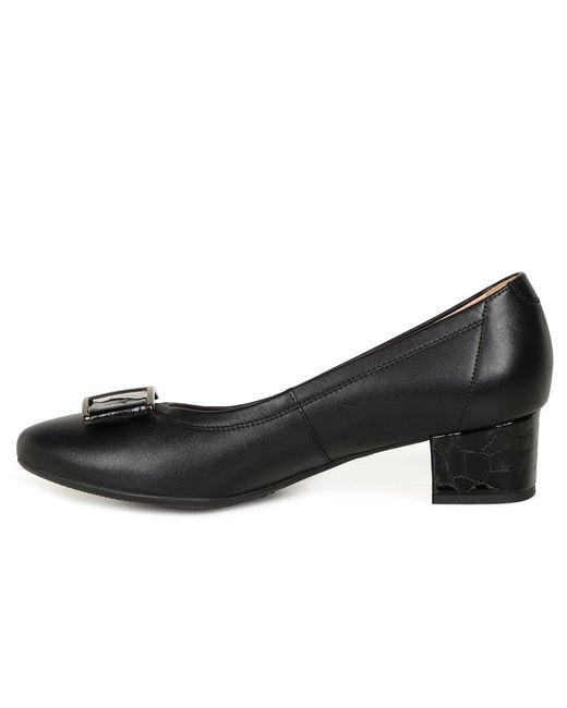 Bioeco Black Eloise Court Shoes